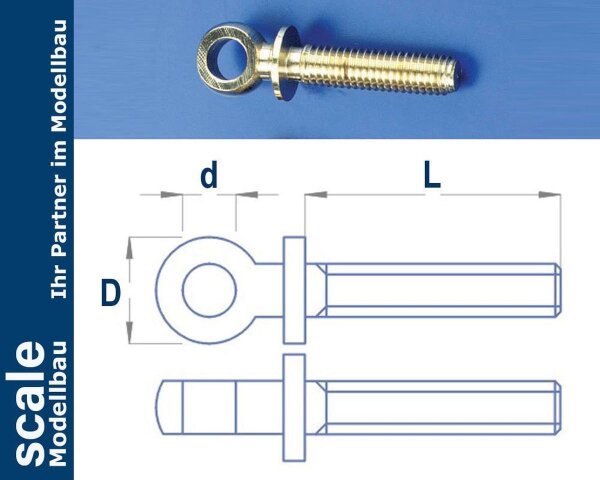 KrickAugenschraube M3x14 mm (10 Stk.)