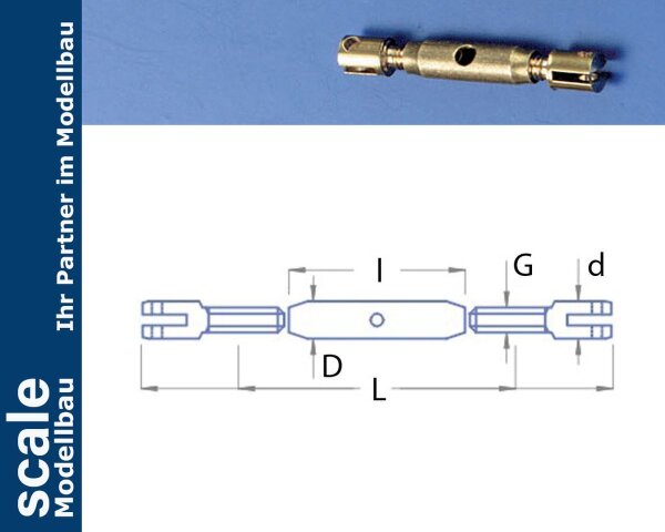 KrickWantenspanner M2x10mm (2Stk)
