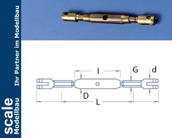 KrickWantenspanner M2x14mm (2Stk)