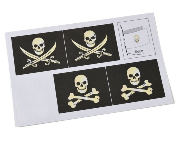 KrickFlaggensatz Priatenschiff 55x43 mm