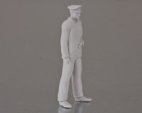 KrickFigur Kaptain stehend 3D Resin 1:25