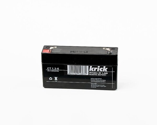 KrickBleiakku 6V / 1,3Ah