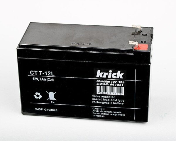 KrickBleiakku 12V / 7Ah