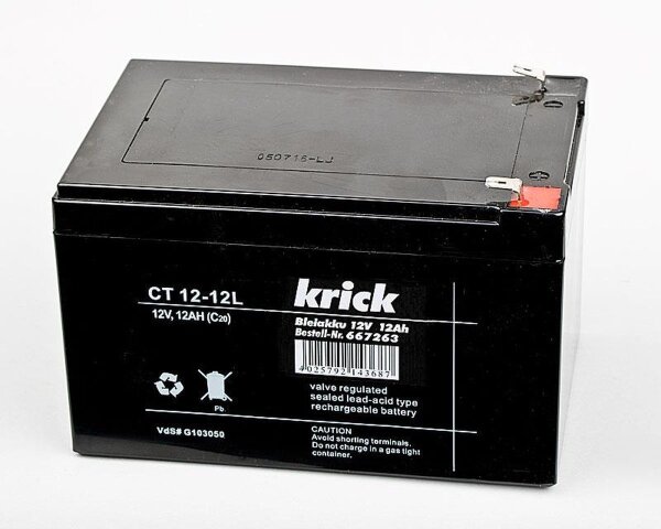 KrickBleiakku 12V / 12Ah