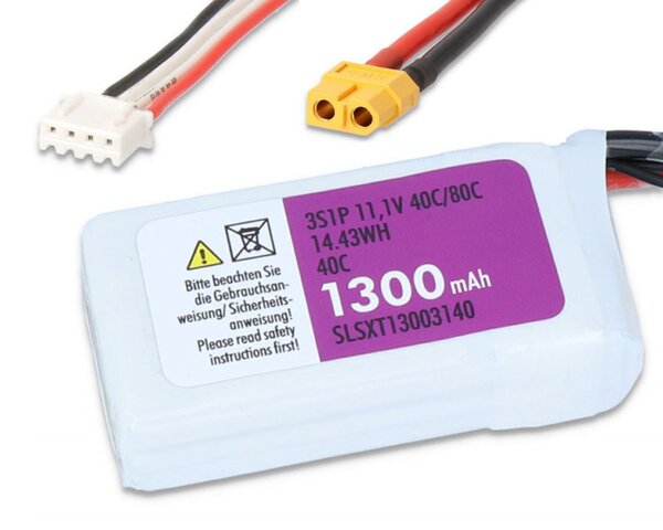 KrickLiPo Akku 11,1V 1300mAh 40C XT60 Stecker