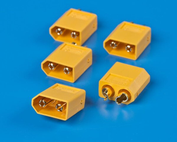 KrickXT60 Stecker mit gelben Gehäuse (5)