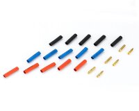 KrickGoldkontakt Steckverbindung 2 mm (je 3x Stecker+Buchse)