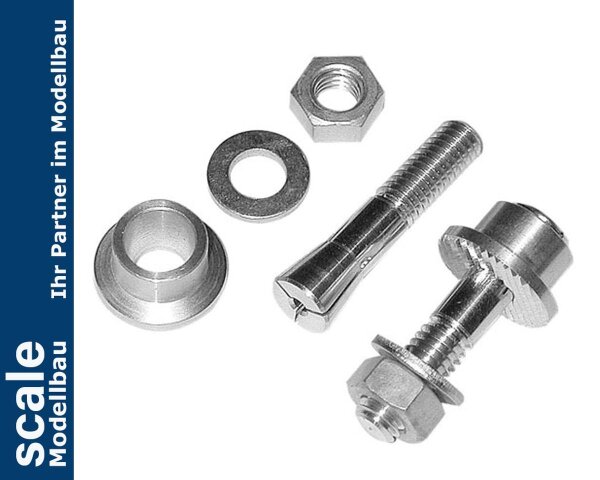 KrickAlu-Mitnehmer 2mm/M6 mit Mutter