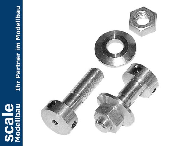 KrickAlu-Mitnehmer 2,3mm/M6 mit Mutter