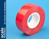 KrickStick-It Doppelseitiges Klebeband 1,5 m x 19 mm