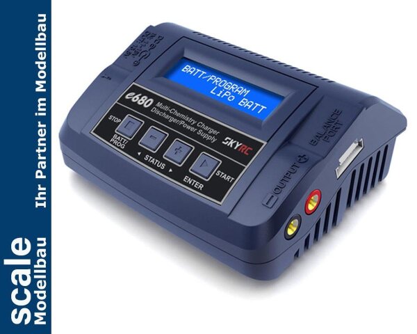 KrickSkyRC Multifunktions Ladegerät e680 AC/DC 230V/12V