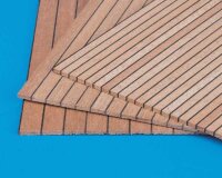 KrickBootsdeck Mahagoni/schwarz 3/0,5mm