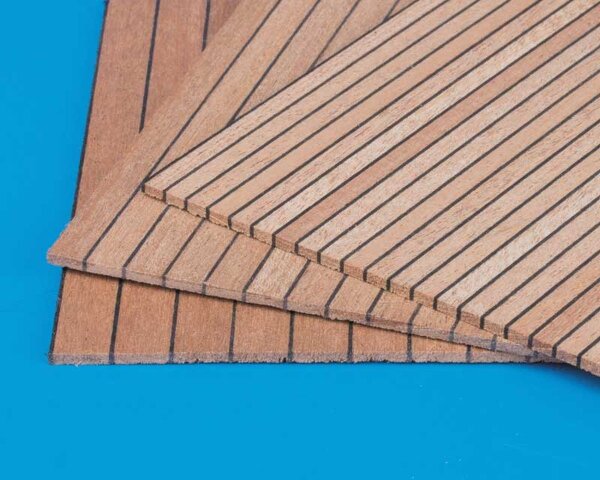 KrickBootsdeck Mahagoni/schwarz 5/0,5mm