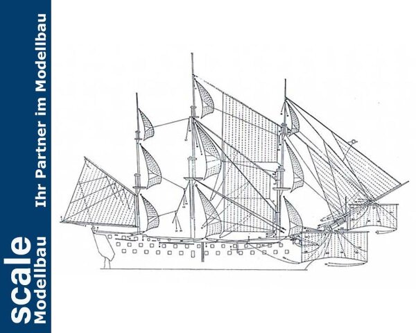 KrickSegelsatz HMS Victory 1:98 Mantua