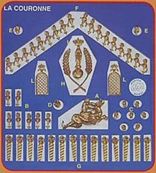 KrickMessingguß Beschlagteile kpl. La Couronne