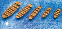 KrickBeiboot Schaluppe 133x40x26mm