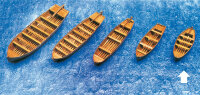 KrickBeiboot Schaluppe 72x26x15mm
