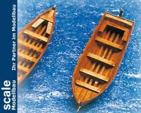 KrickBeiboot Ruderboot 90x22x18mm
