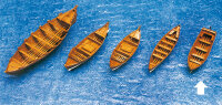 KrickBeiboot Ruderboot 90x22x18mm