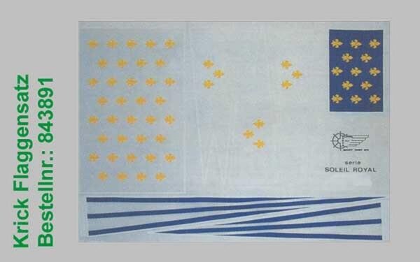 KrickFlaggensatz Le Soleil Royal