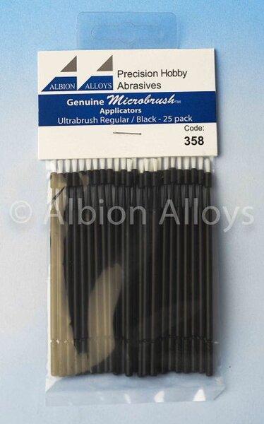 KrickMikropinsel Schwarz normal (VE25)