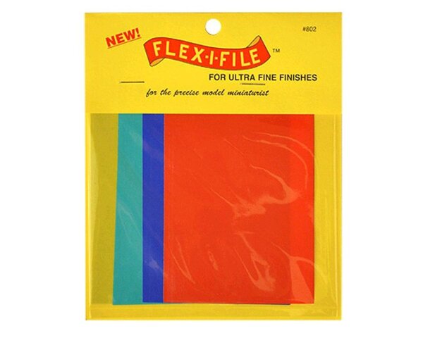 KrickFlex-I-File Schleifleinen Polier-Set 100x75 mm (VE8)