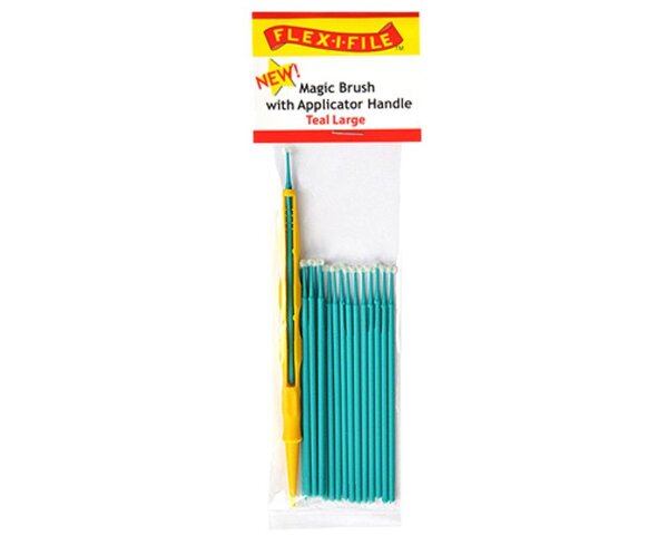 KrickMagic Brush - Mini Pinsel Grob türkies mit Griff