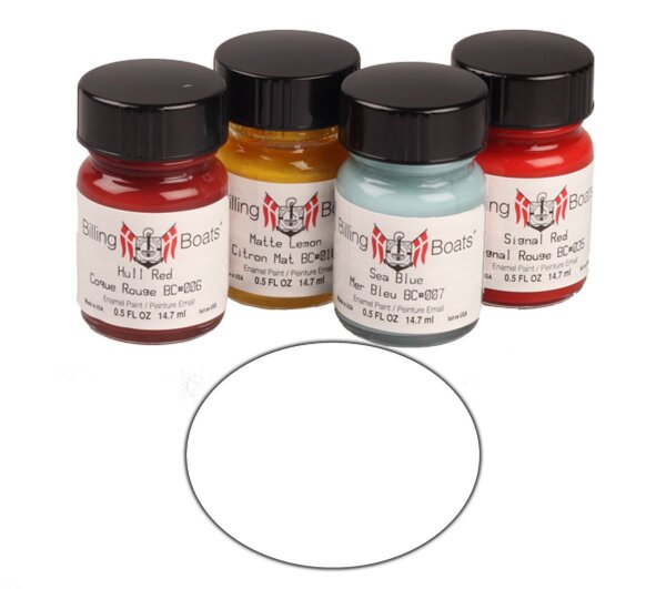 KrickWeiß 22 ml   Billing Boats Acryl Farben