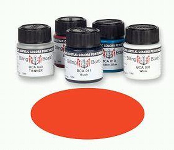 KrickOrange 22 ml   Billing Boats Acryl Farben