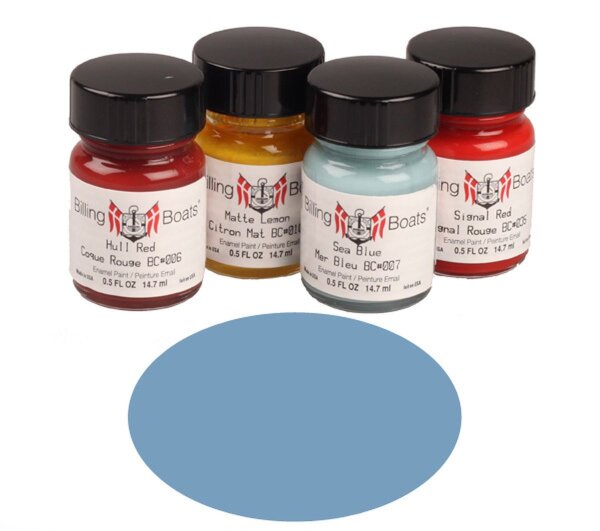 KrickSea blau 22 ml   Billing Boats Acryl Farben