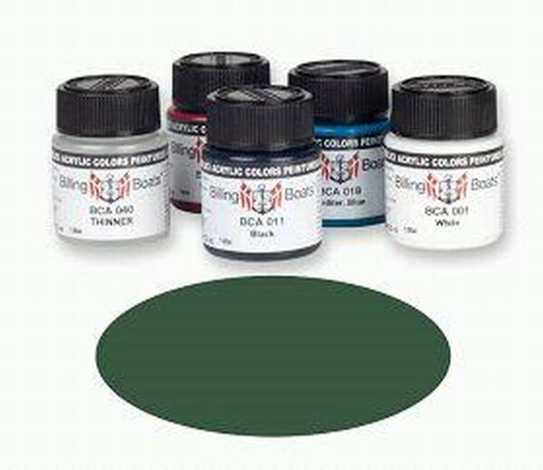 KrickBrunswick grün 22 ml   Billing Boats Acryl Farben