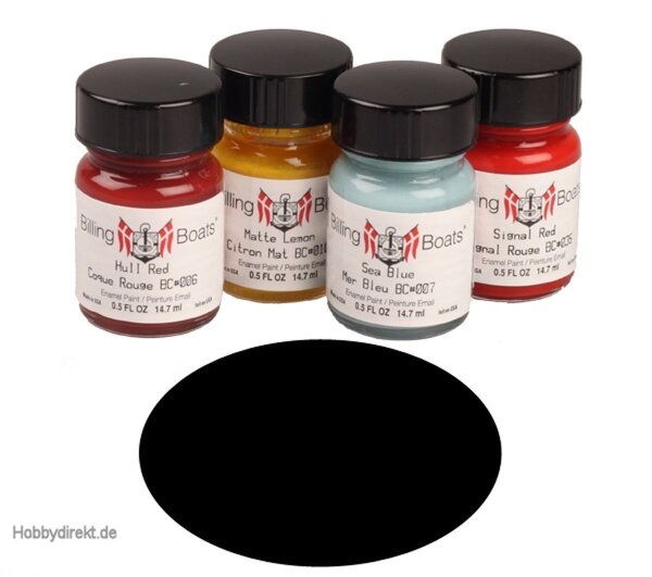 KrickSchwarz 22 ml   Billing Boats Acryl Farben