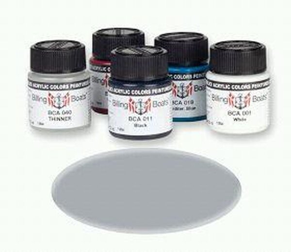 KrickSilber 22 ml   Billing Boats Acryl Farben