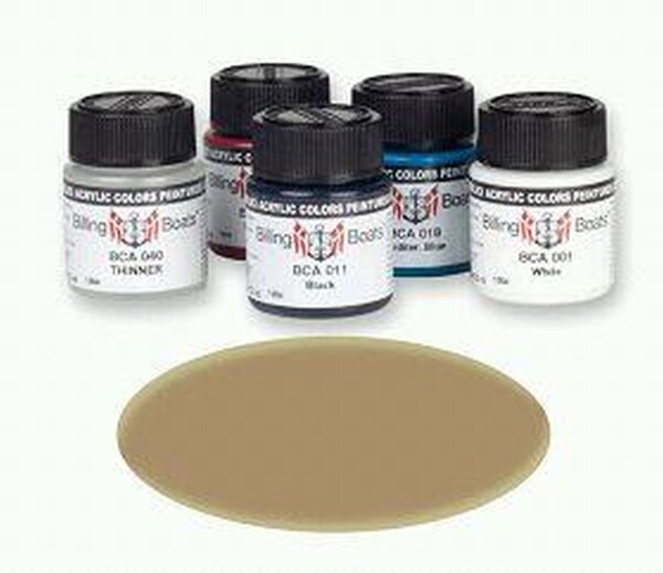 KrickGold 22 ml   Billing Boats Acryl Farben