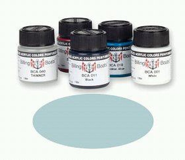 KrickAircraft blau matt 22 ml   Billing Boats Acryl Far