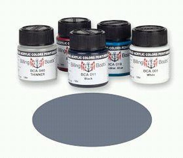KrickDunkelgrau  22 ml   Billing Boats  Acryl Farben