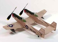 KrickF-82 Twin Mustang Balsabausatz