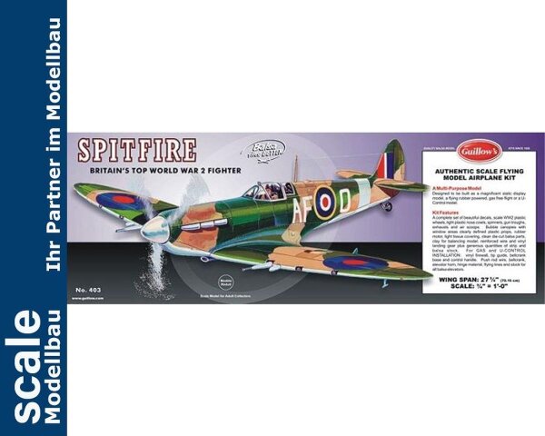 KrickSupermarine Spitfire Lasercut Balsabausatz