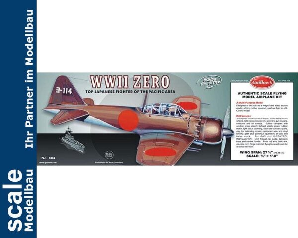 KrickMitsubishi WW II Zero Balsabausatz