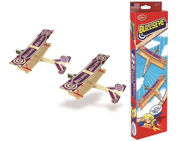 KrickBullseye Doppeldecker Balsawurfgleiter  2er Pack