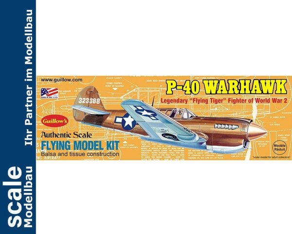 KrickCurtiss P-40 Warhawk Balsabausatz