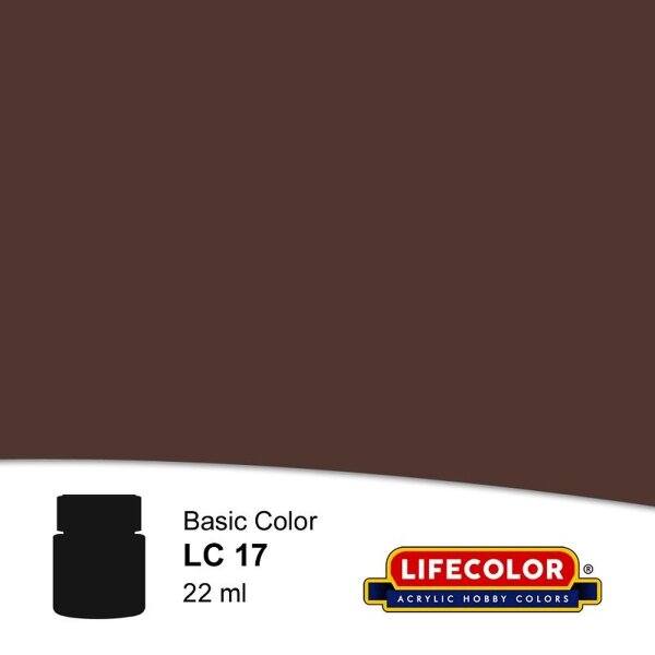 KrickMatt Braun 22 ml   Lifecolor Acryl Farbe