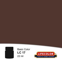 KrickMatt Braun 22 ml   Lifecolor Acryl Farbe