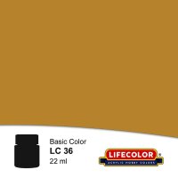 KrickMatt Braun Leder 22 ml   Lifecolor Acryl Farbe