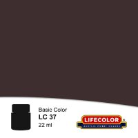 KrickMatt Schwarzbraun 22 ml   Lifecolor Acryl Farbe
