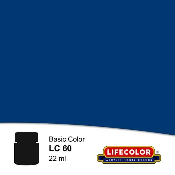 KrickGlänzend Dunkelblau 22 ml   Lifecolor Acryl Farbe