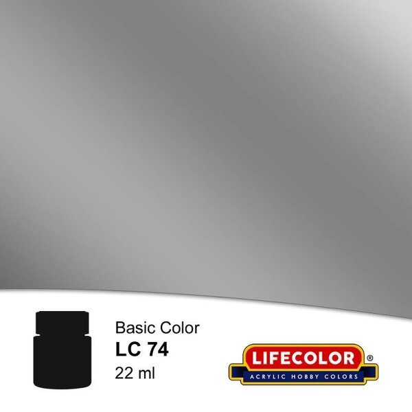 KrickGlänzend Silber 22 ml   Lifecolor Acryl Farbe