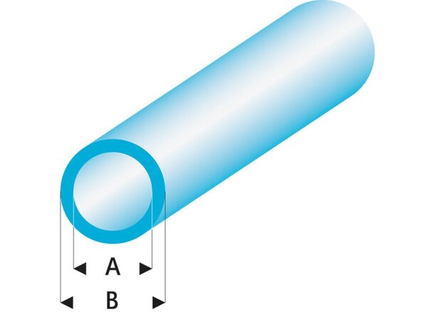 KrickASA Rohr transparent blau 3x4x330 mm (5)