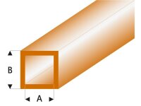 KrickASA Quadrat Rohr transparent braun 3x4x330 mm (5)