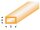 KrickASA Rechteck Rohr transparent orange 3x6x330 mm (5)